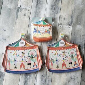 NWT - Meri Meri Paper Circus Paper Plates (set of 32) Paper Napkins (set of 32)